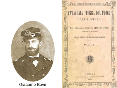 Portada de la primera parte del reporte realizado por Bove de la Expedición Científica Austral Argentina (1881-1882).