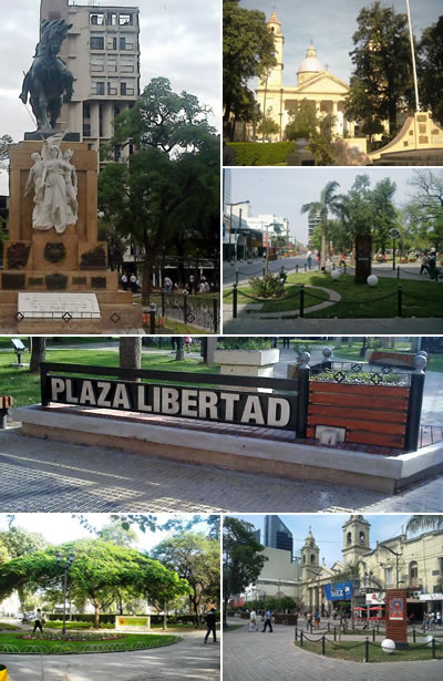 Plaza Libertad , turismo en santiago del estero