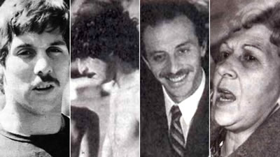 Las víctimas del clan Puccio: Eduardo Aulet, Ricardo Manoukian, Emilio Naum y Nélida Bollini de Prado