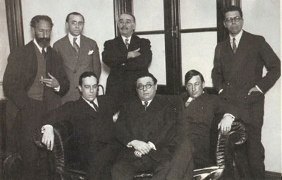 Reunión de literatos en Buenos Aires, 1928