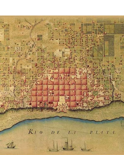 Plano de la Ciudad de Buenos Aires, año 1750