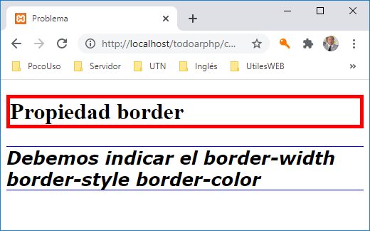 border formato resumido