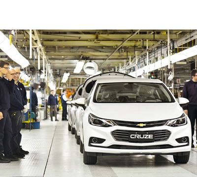 Fábrica de General Motors en Rosario, una de las más importantes en todo el planeta