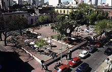 Plaza Dorrrego en San Telmo