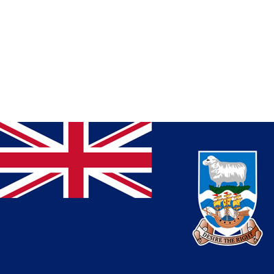 Bandera colonial de Malvinas