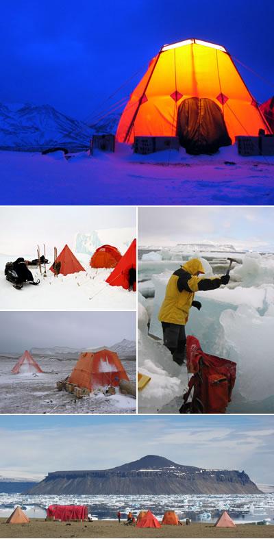 Campamentos Antárticos