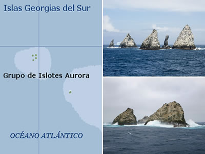 Islas Aurora - antártida argentina
