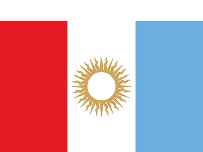 Bandera actual de la provincia de Córdoba