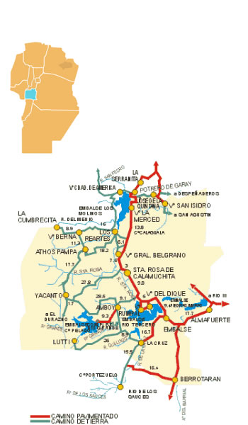 Región de los Grandes Lagos - Área Calamuchita