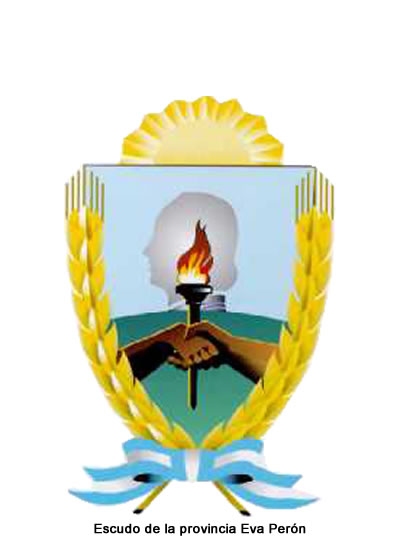 escudo de la provincia Eva Peron