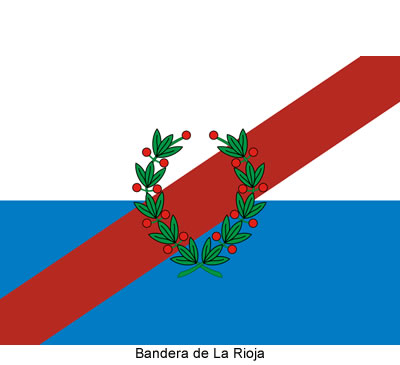 Bandera de la provincia de La Rioja