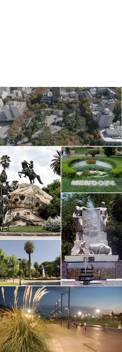 Plazas y Parques de la Ciudad de Mendoza