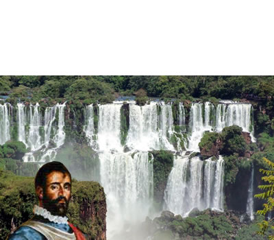 Álvar Núñez Cabeza de Vaca descubridor de las cataratas del Iguazú