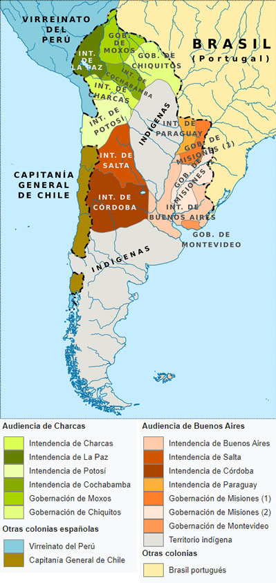 Gobierno de las Misiones Guaraníes en 1783
