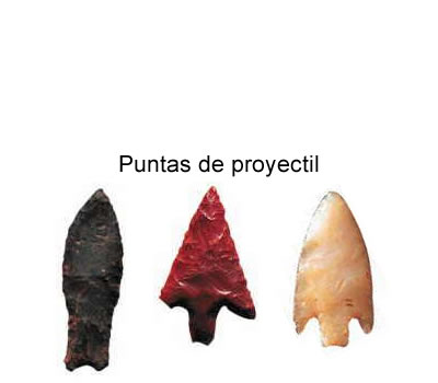 Puntas de proyectil prehistórico en misiones argentina