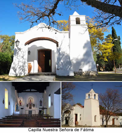 Capilla Nuestra Señora de Fátima , Villa de Merlo , provincia de San Luis