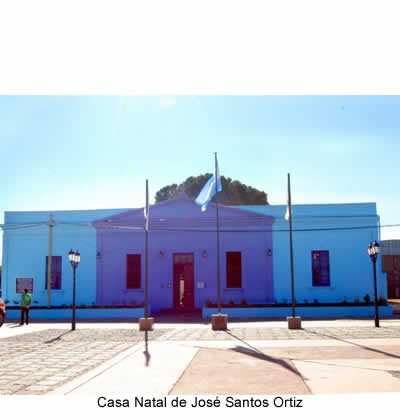 Casa Natal de José Santos Ortiz  , turismo de San luis