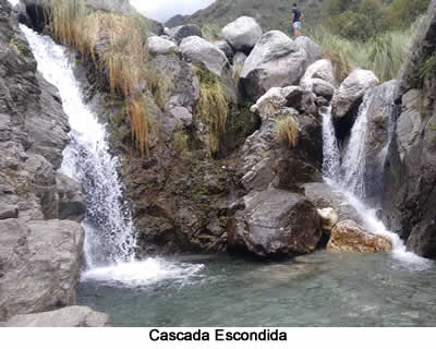 Cascada Escondida - turismo de San Luis