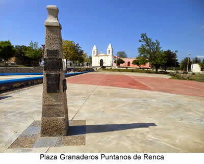 Plaza Granadreros Puntanos de Renca, turismo en san luis