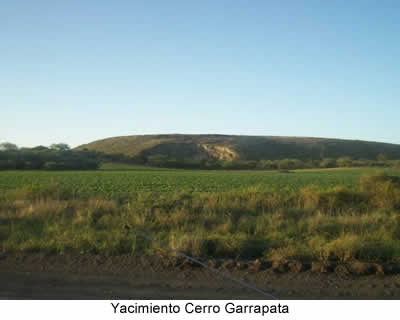 Yacimiento Cerro Garrapata , turismo en san luis