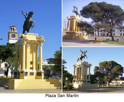 plaza san martin  , turismo en santiago del estero