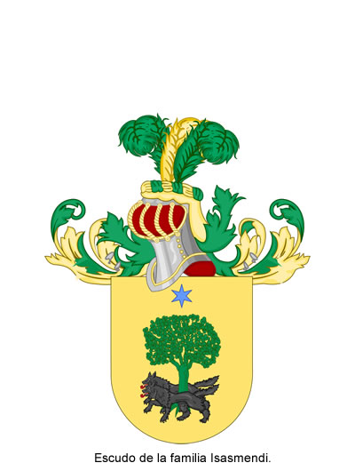 Escudo de la familia Isasmendi.