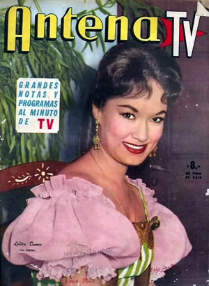 Lolita Torres en revista  Antena TV en Junio de 1961