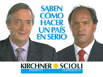 Cartel de Kirchner-Scioli 2003