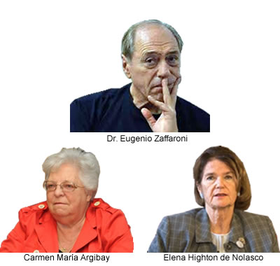 Nuevos Jueces de la Corte suprema , Eugenio Zaffaroni , Carmén Argibay , Elena Highton de Nolasco