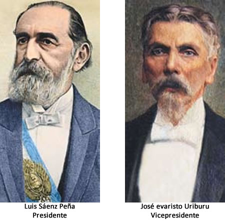 Luis Sáenz Peña - José Evaristo Uriburu